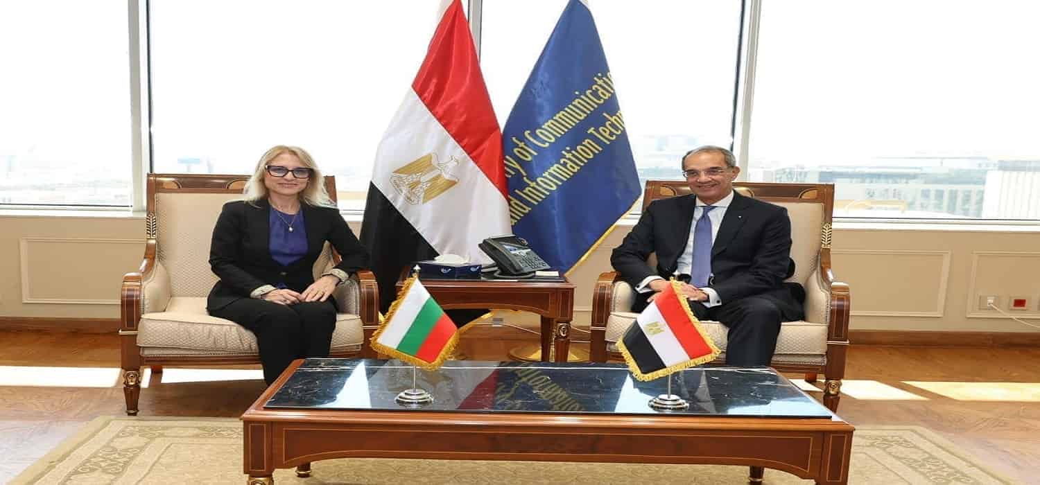 وزير الاتصالات يبحث فتح آفاق للتعاون المشترك مع بلغاريا في التحول الرقمي